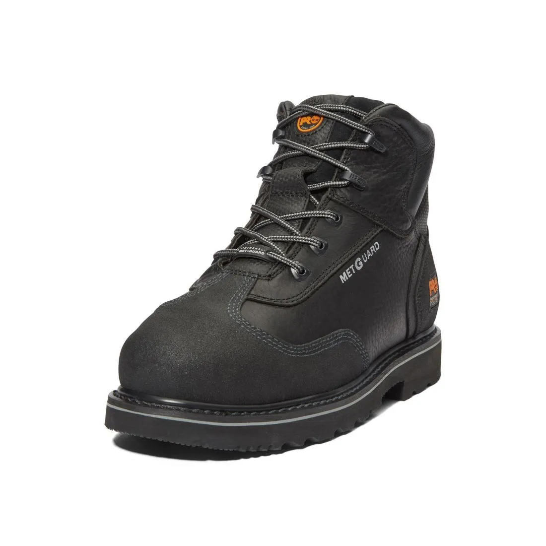 Met Guard 6 Inch Steel-Toe Work Boot Black