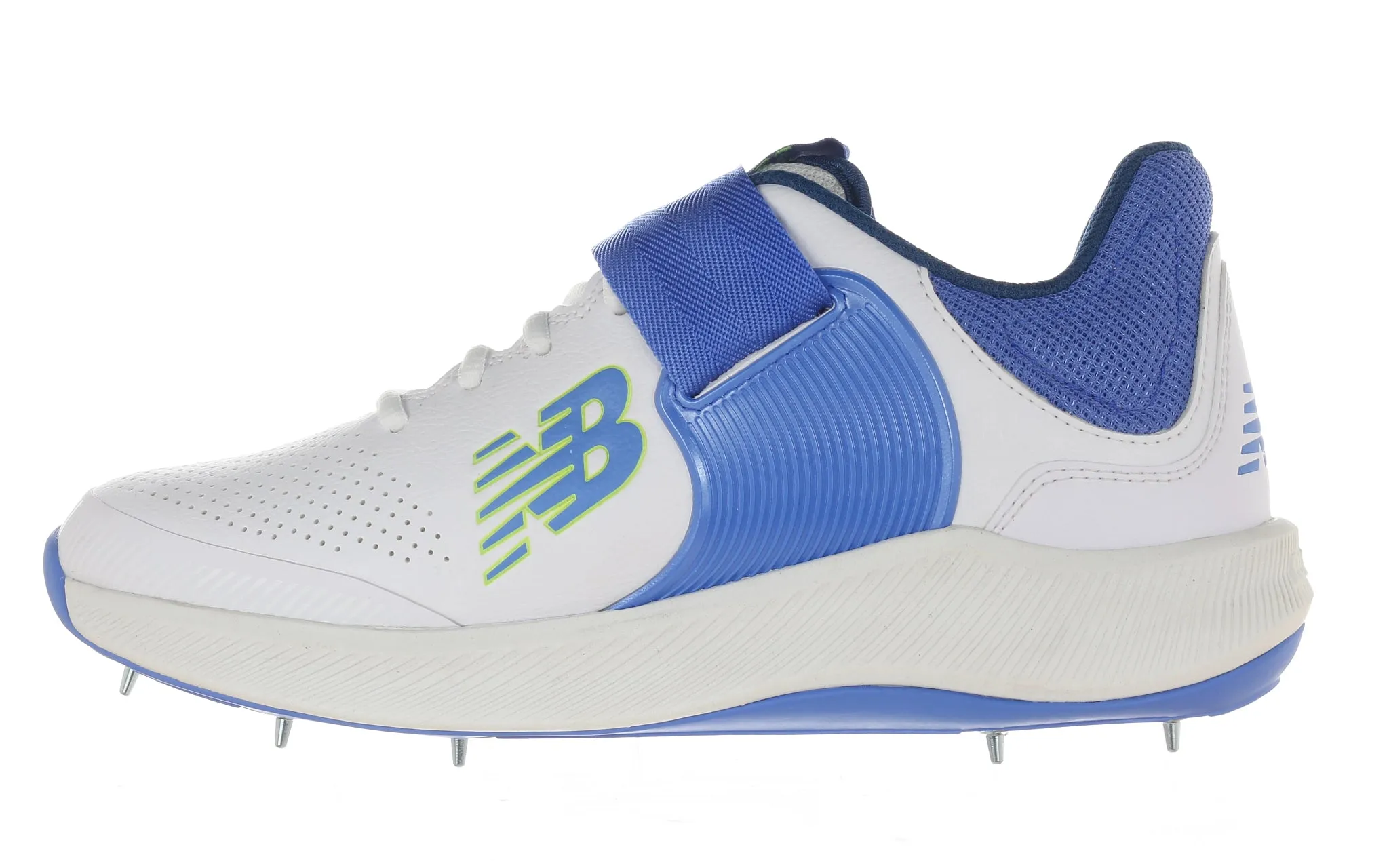 New Balance CK4040 W5 Cricket Spikes White/Blue/Yellow - 2E Fit