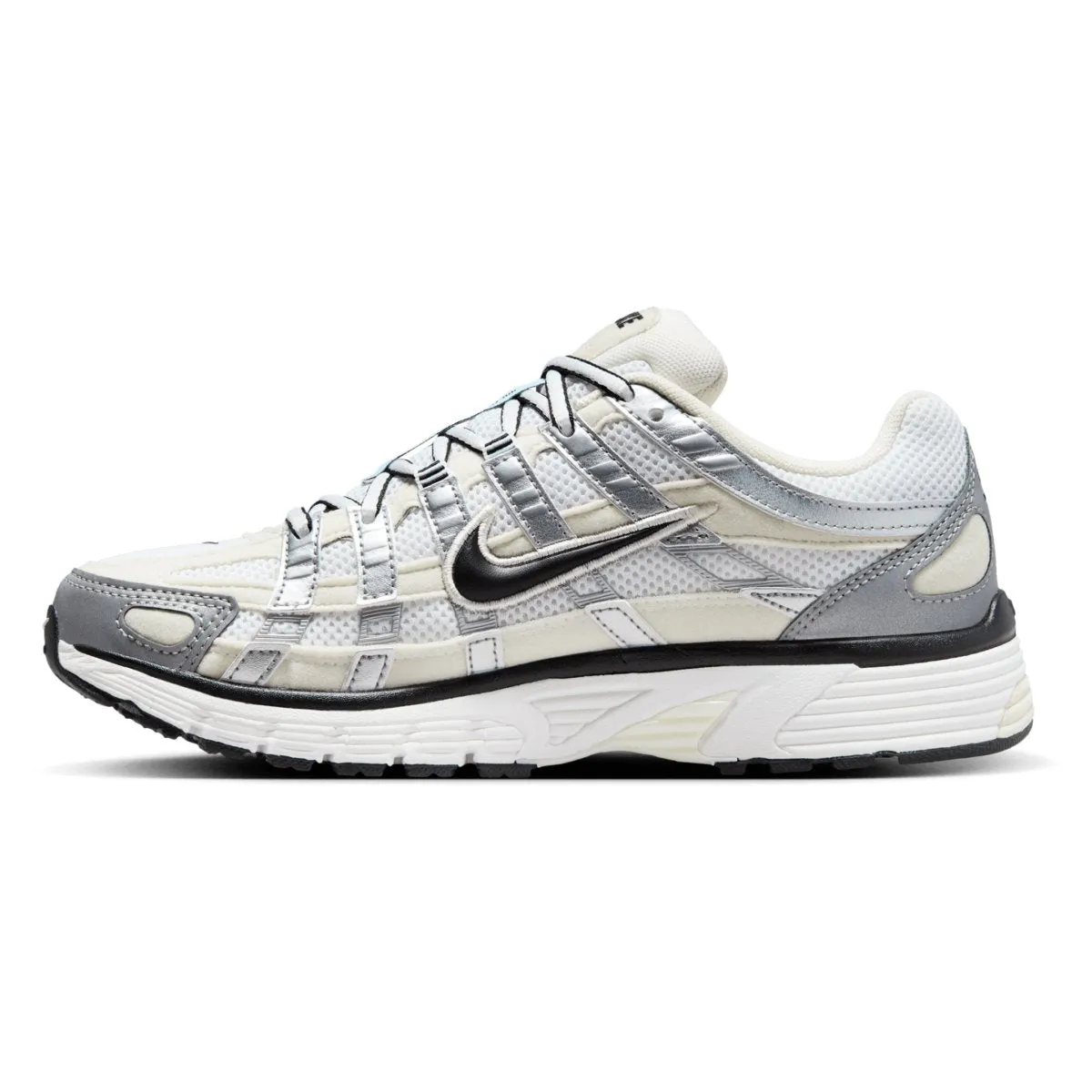 Nike Women's P-6000 Coconut Milk/Summit White/Metallic Silver/Black