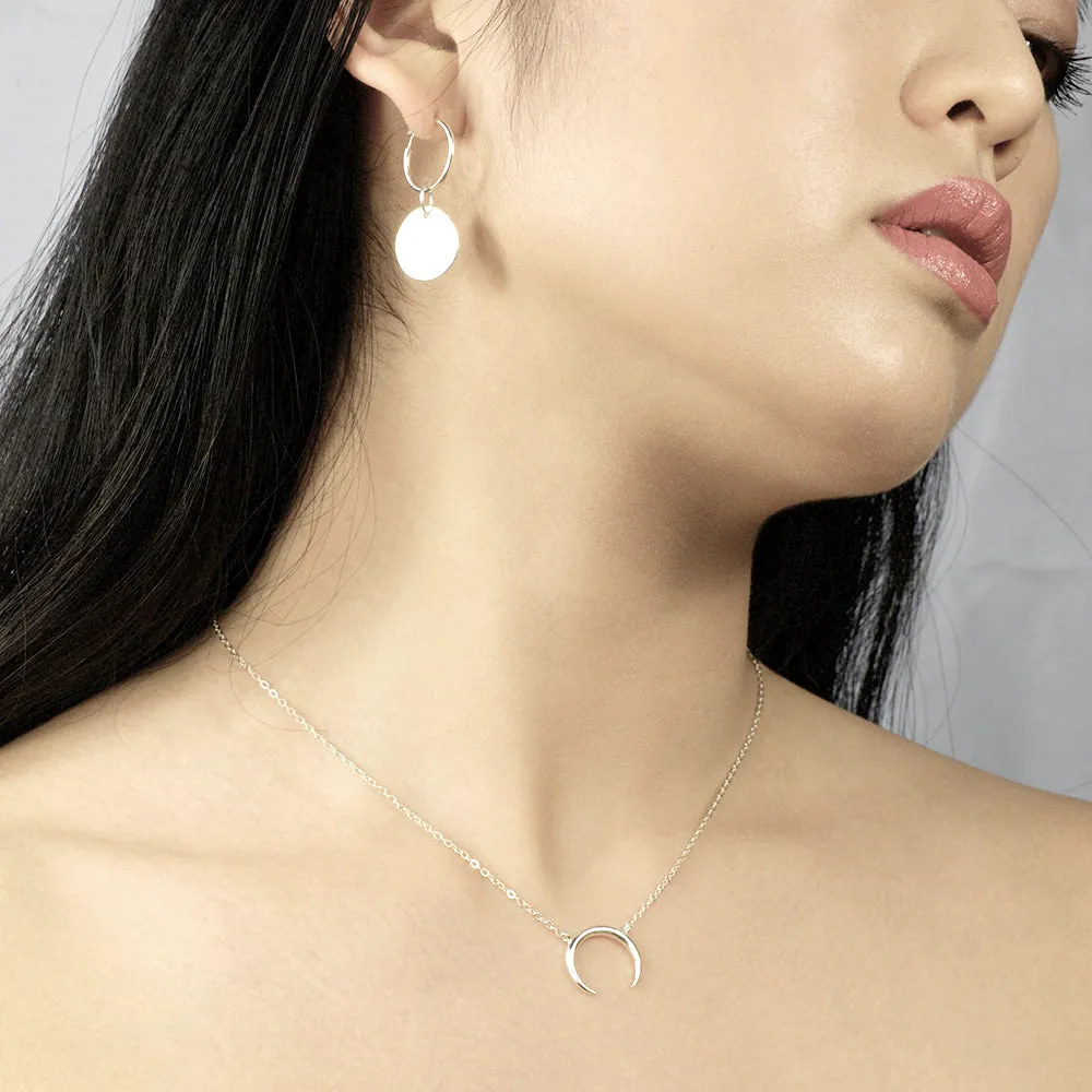 Penny Earrings - Silver