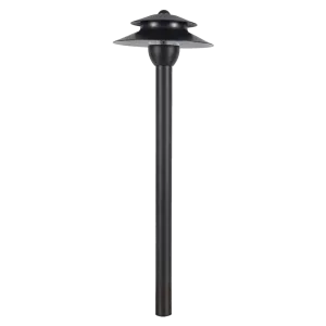 PLB13 Two Tier Brass Path Low Voltage Pagoda Light Led Landscape Lighting Fixture