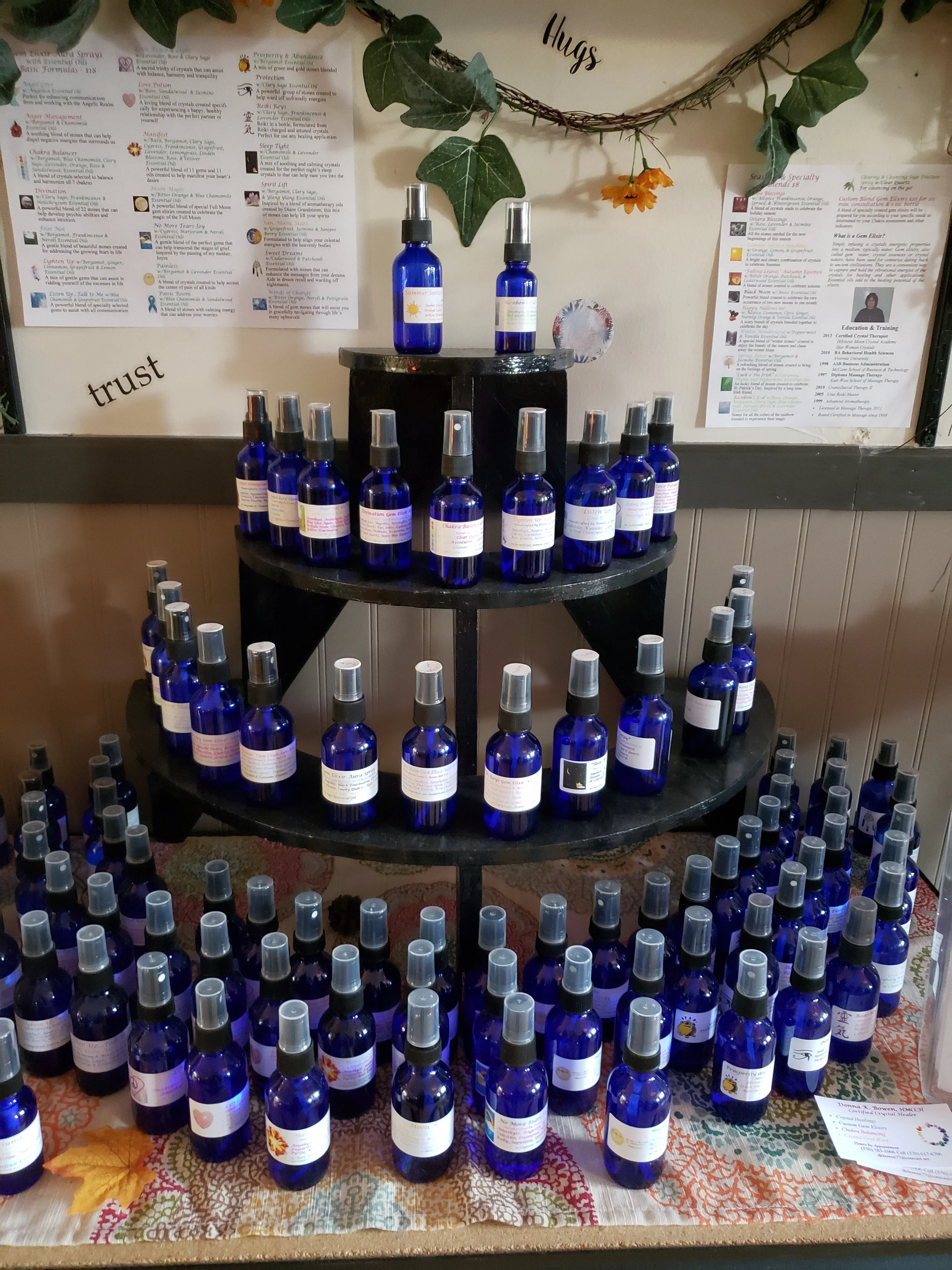 "Falling Leaves" Autumn Equinox Gem Elixir / Crystal Elixir / Aura Spray