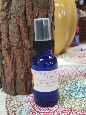 "Falling Leaves" Autumn Equinox Gem Elixir / Crystal Elixir / Aura Spray