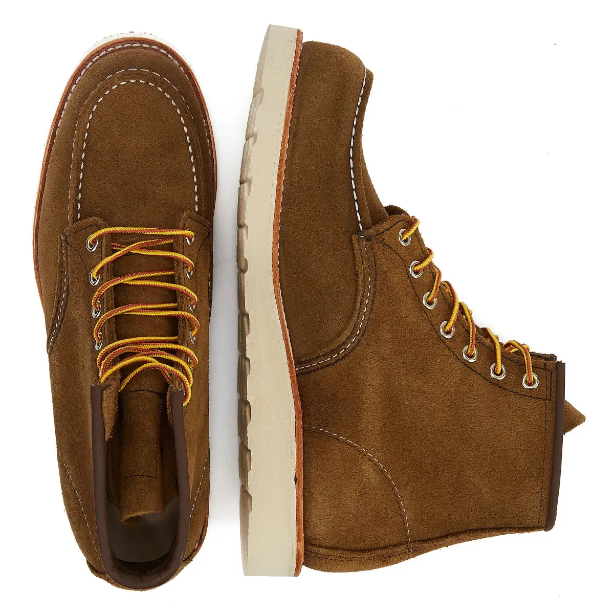 Red Wing Shoes Heritage Work 6Inch Moc Toe Men's Olive Mohave Boots