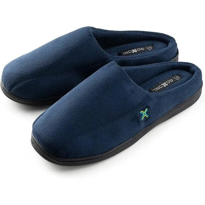 Roxoni Men's Memory Foam House Slippers