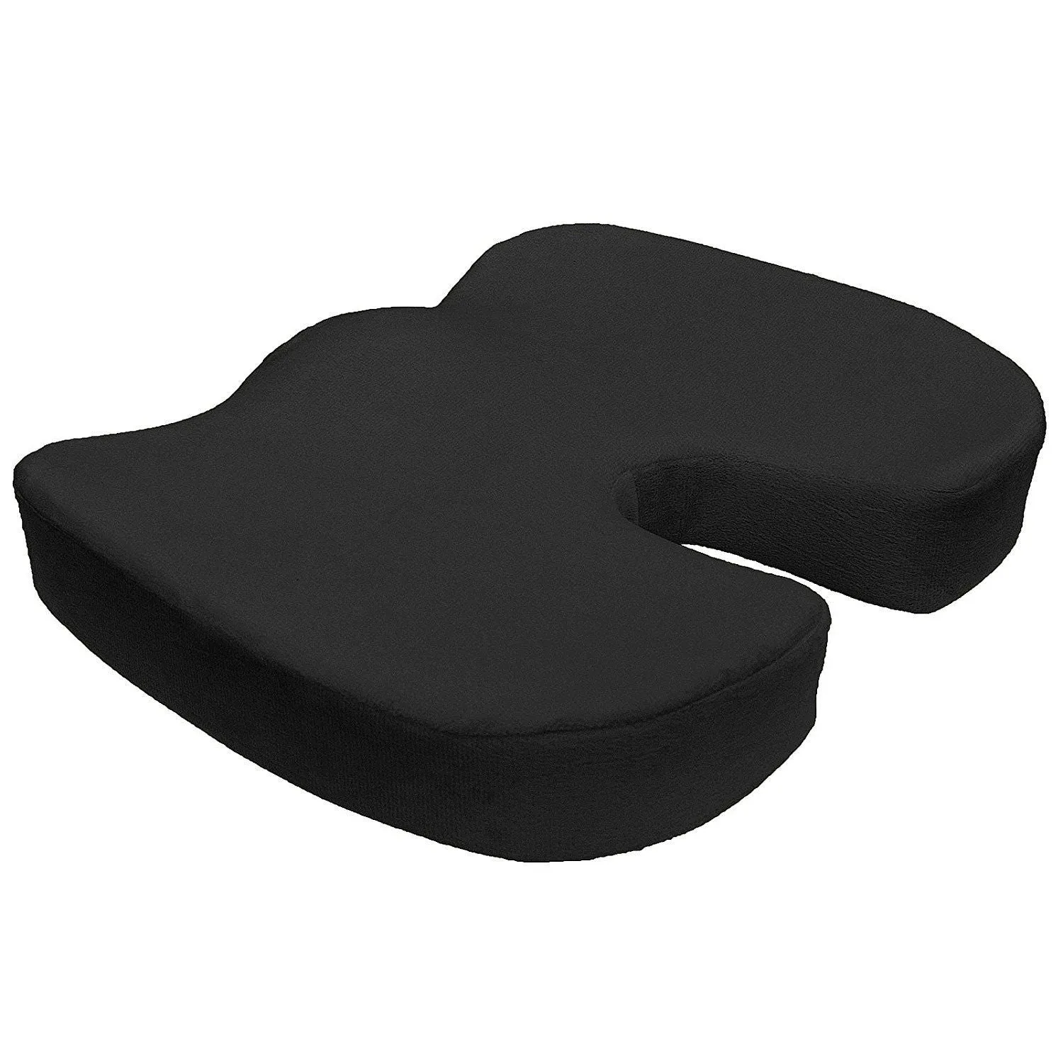 Seat Cushion - Non Slip High Resilience Memory Foam Coccyx Seat Cushion Pad Support Pillow Sciatica and Pain Relief