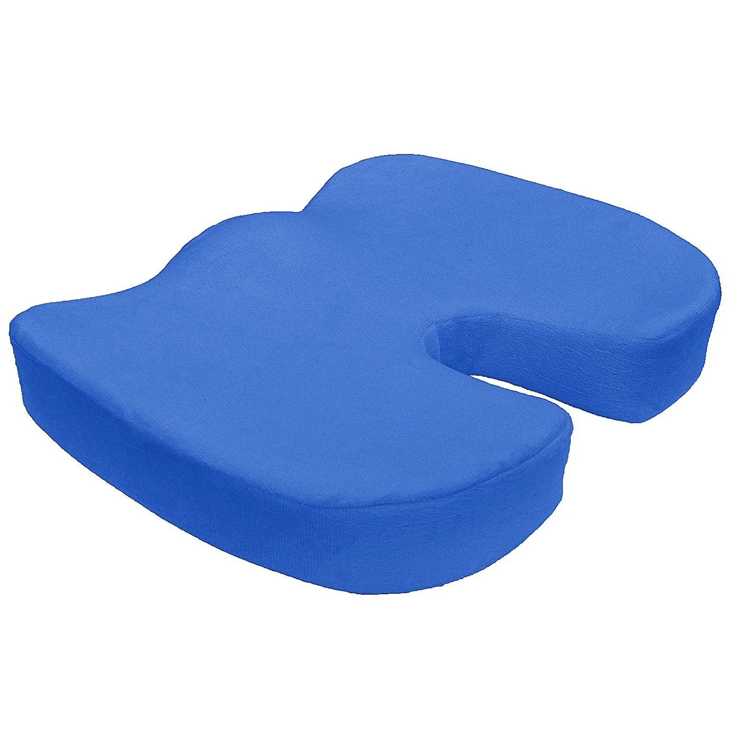 Seat Cushion - Non Slip High Resilience Memory Foam Coccyx Seat Cushion Pad Support Pillow Sciatica and Pain Relief
