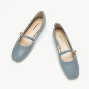 Single-Strap Mary Jane (Clara) Blue