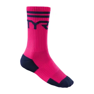 TYR Crew Socks - Pink