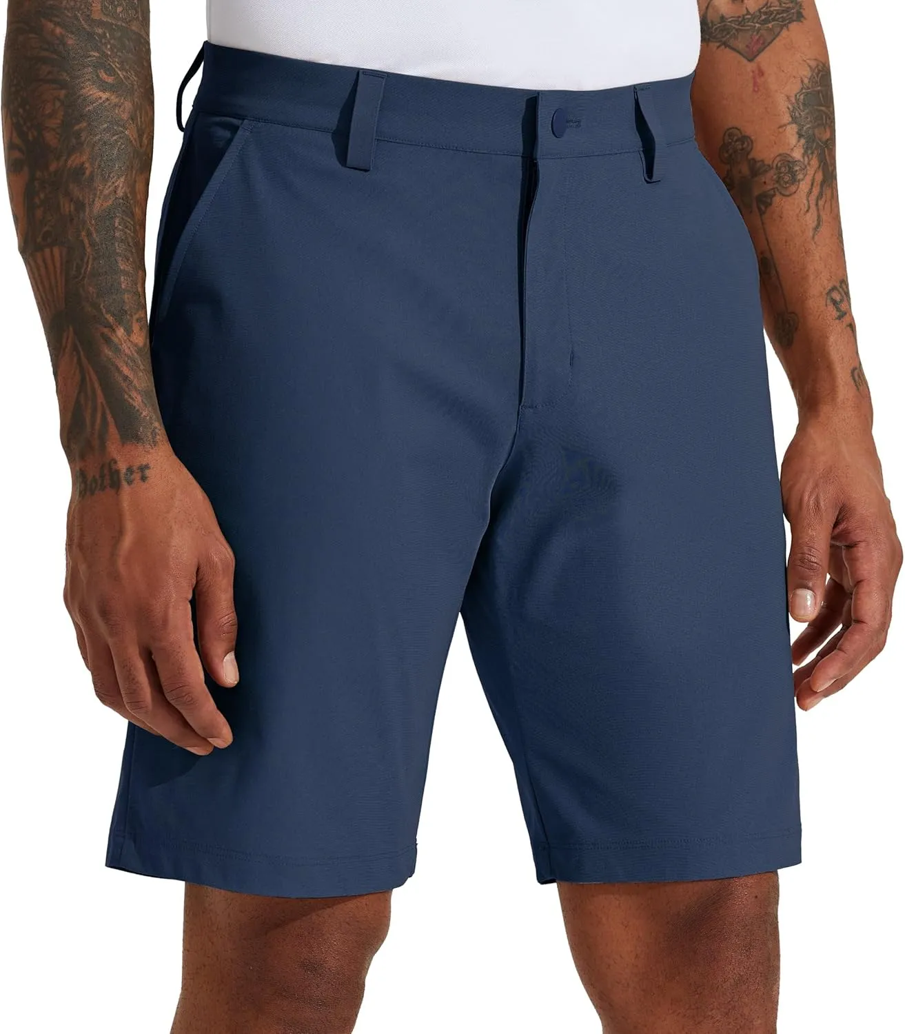 Willit Men's Golf Shorts Stretch Work Dress Shorts Quick Dry Hiking Athletic Casual Shorts with Pockets 10"