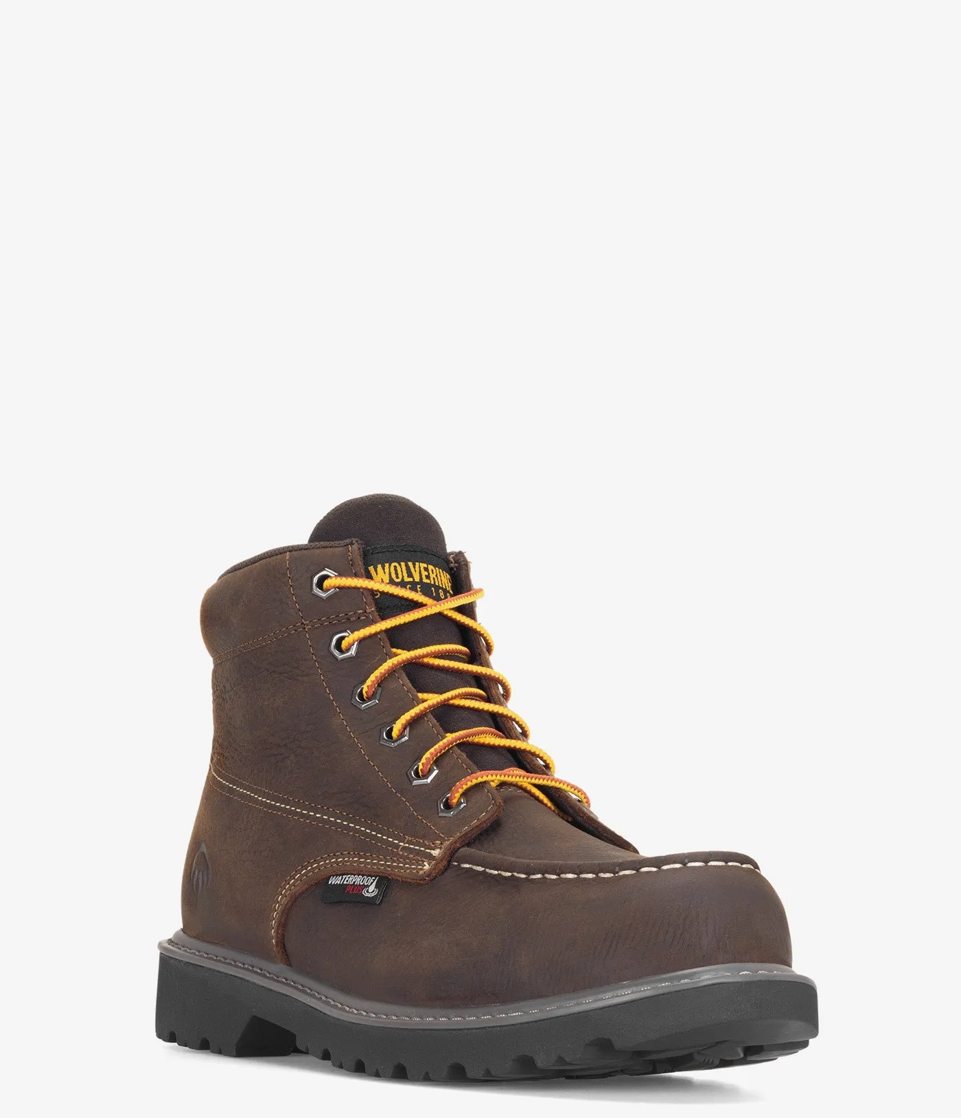 Wolverine Floorhand Moc-Toe 6" Steel Toe Waterproof Work Boot - Men
