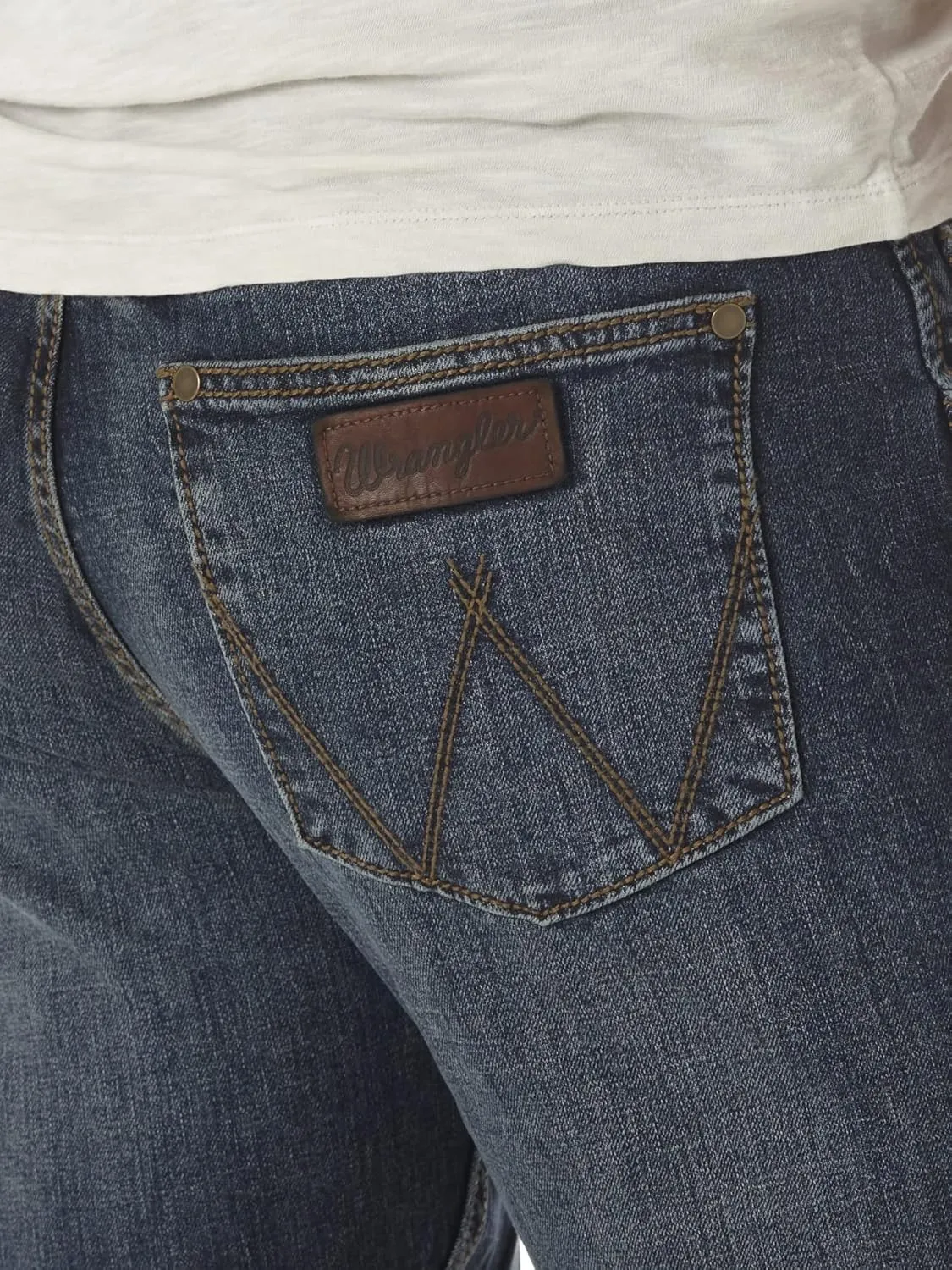 Wrangler Mens Retro Slim Fit Straight Leg Jean