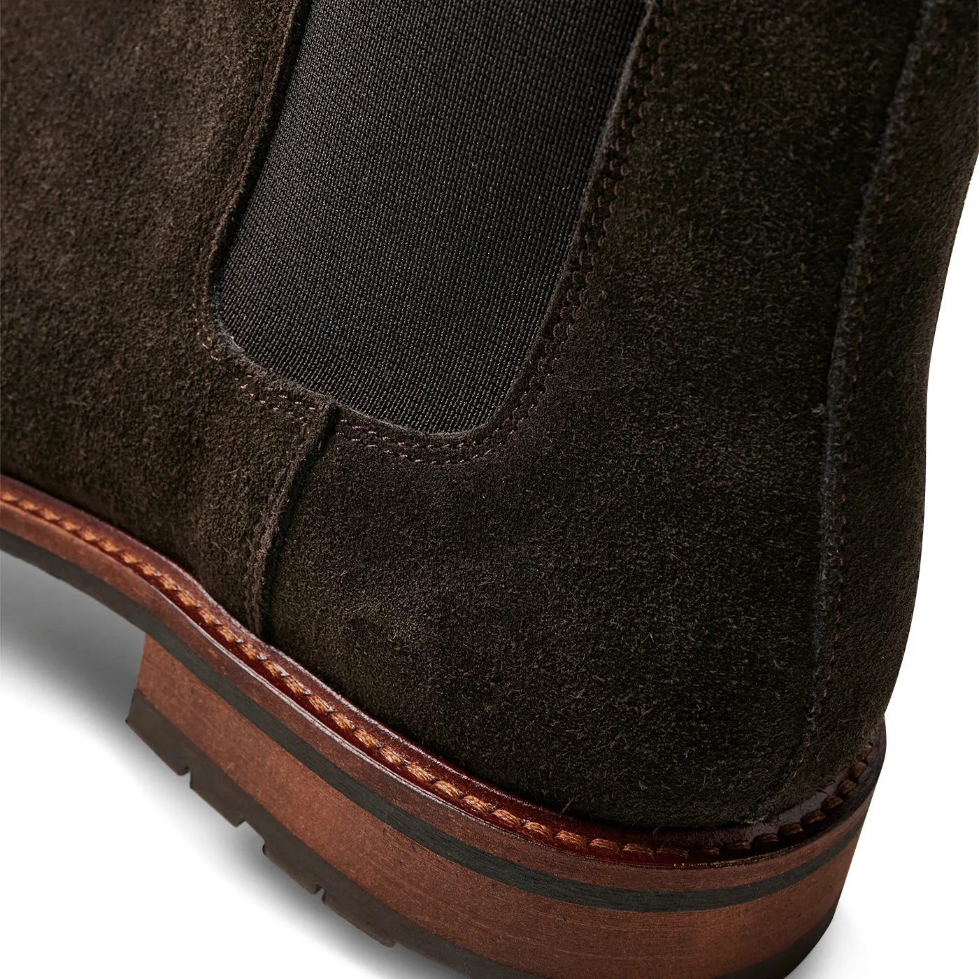 York chelsea boot suede - BROWN