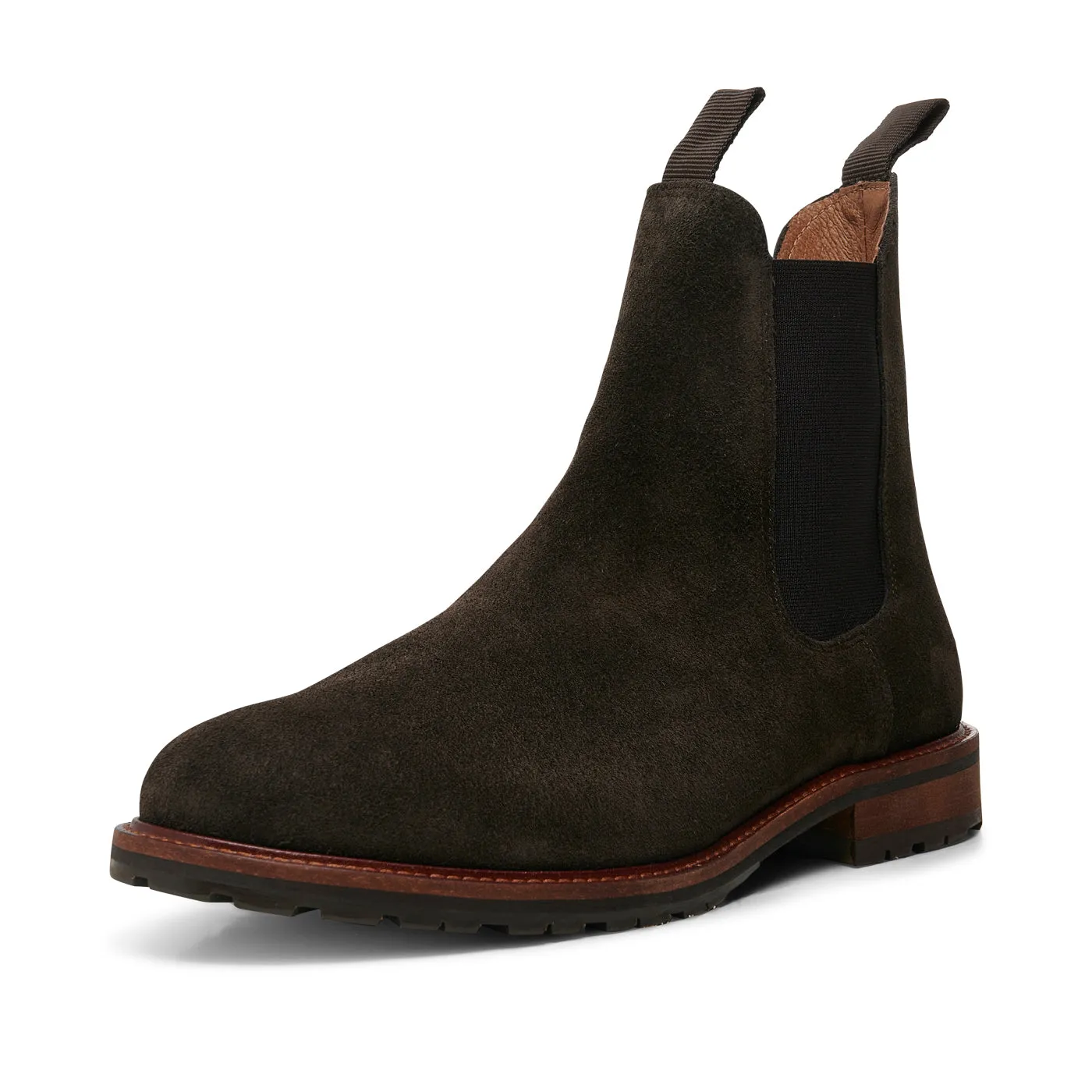 York chelsea boot suede - BROWN